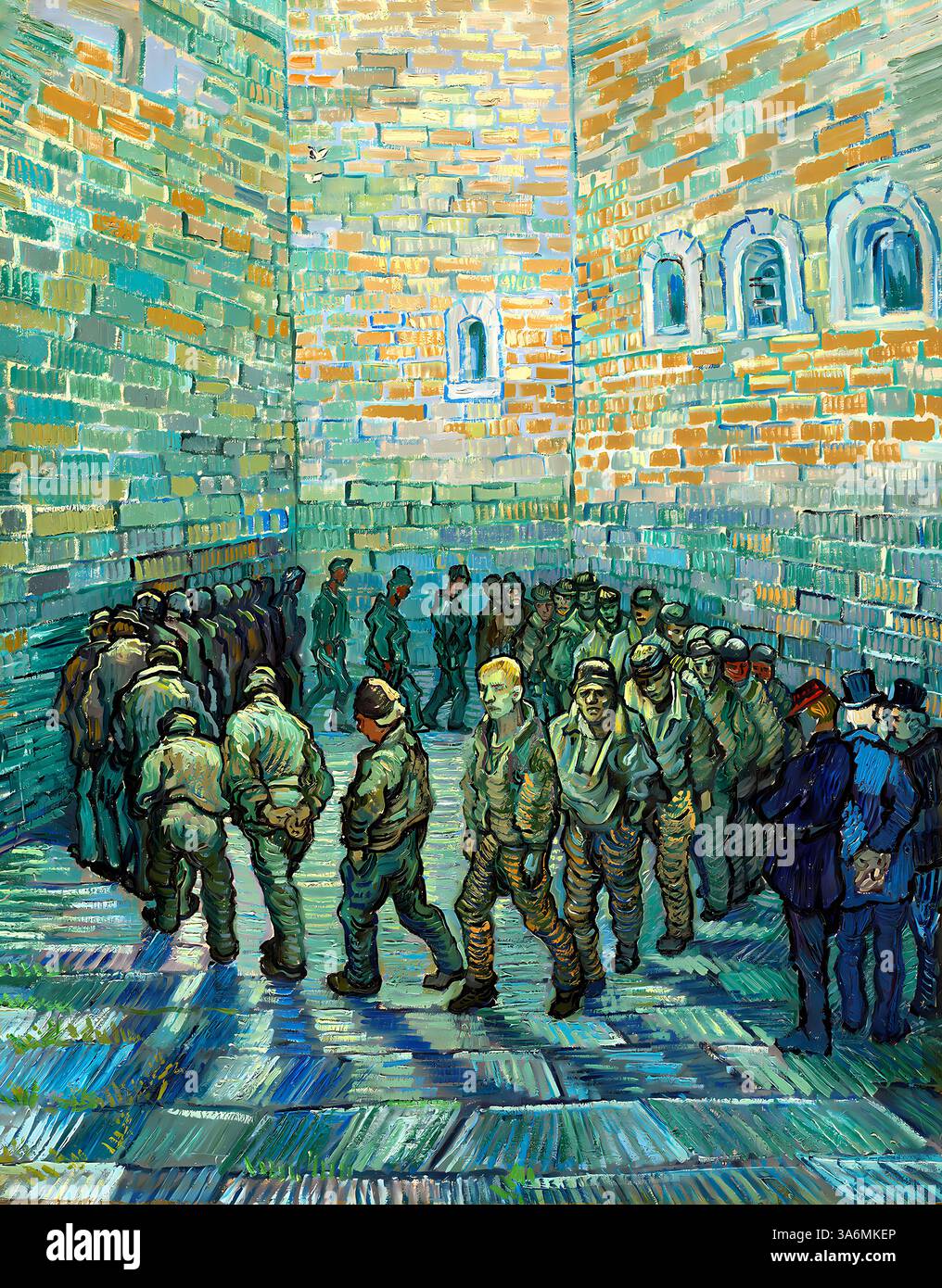 Prison courtyard by vincent van gogh hi-res stock photography and ...