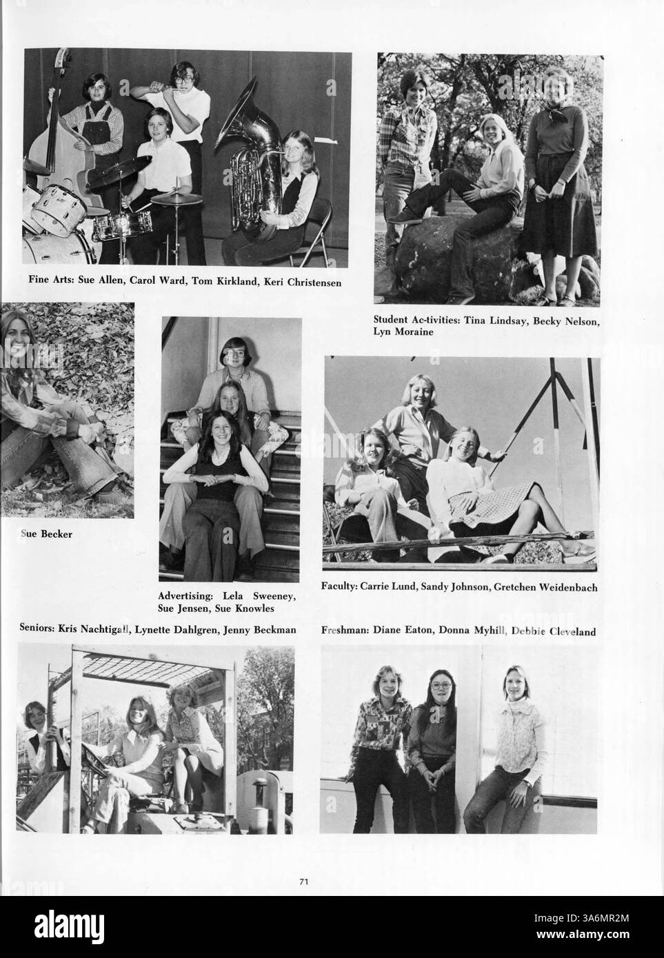 The 1977 'Antler' yearbook from Minnehaha Academy documents students ...