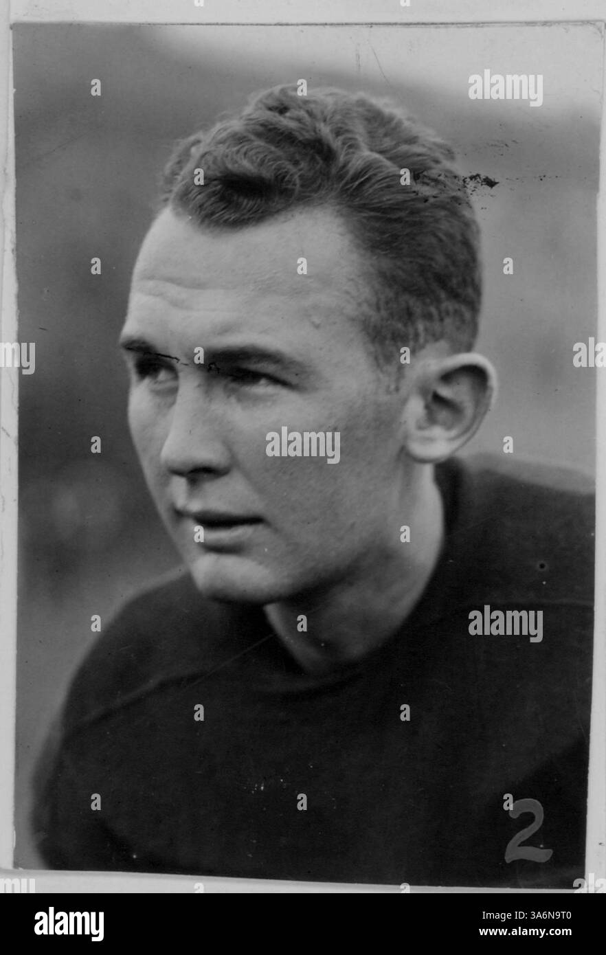 Charles 'Chuck' Morris was a standout member of the University of Minnesota Gopher football team. He also served as president of the all-senior class to graduate in 1975. Stock Photo