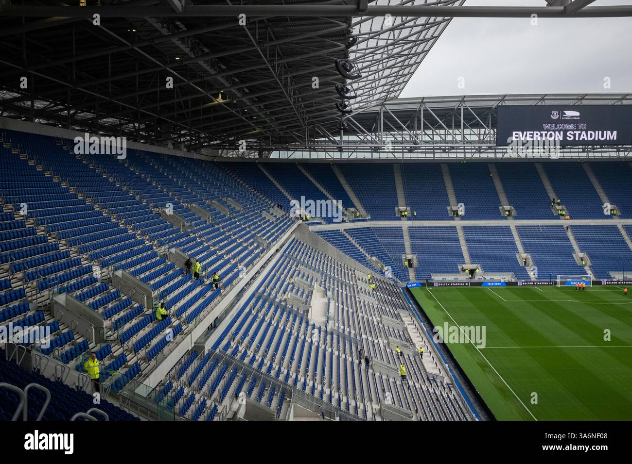 Bramley Moore Dock, Everton FC - Stock Image