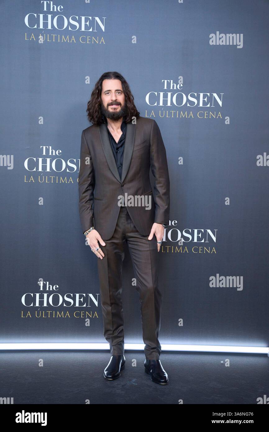 Madrid. Spain. 20250325, Jonathan Roumie attends ‘The Chosen’ European ...