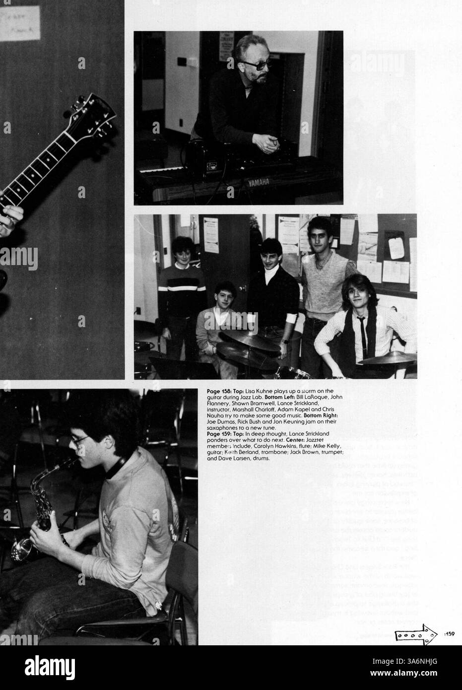 The 1985 edition of the echowan yearbook features student portra hi-res ...
