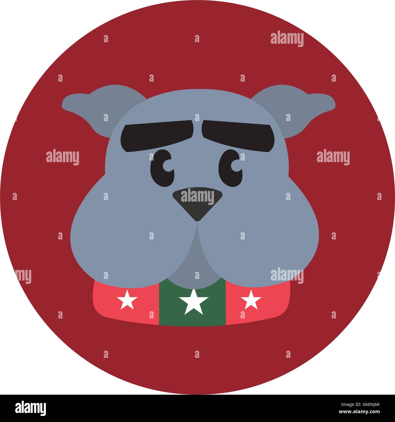 Warm cute scarf in Stock Vector Images - Alamy