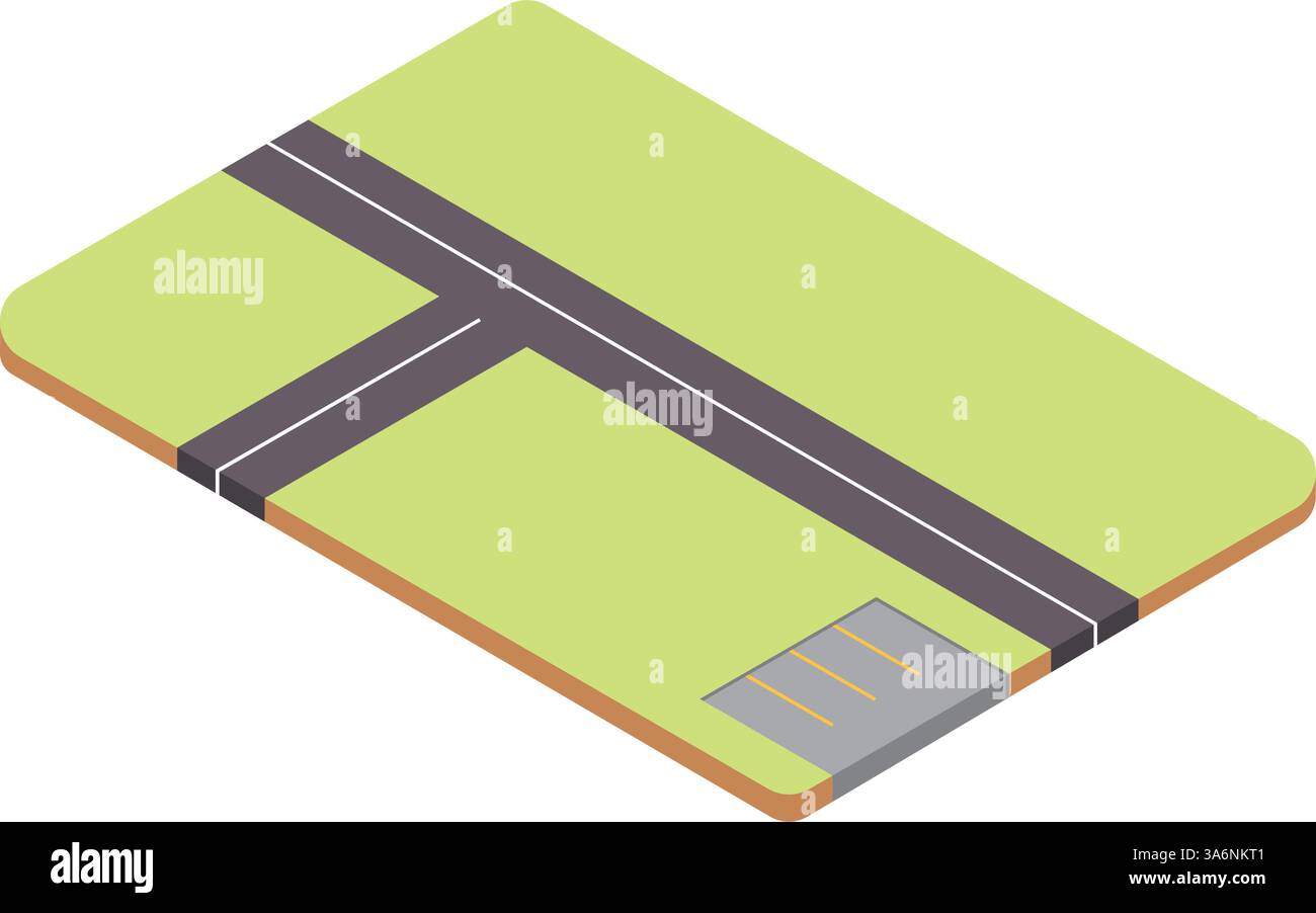 Isometric empty street Vector Stock Vector Image & Art - Alamy