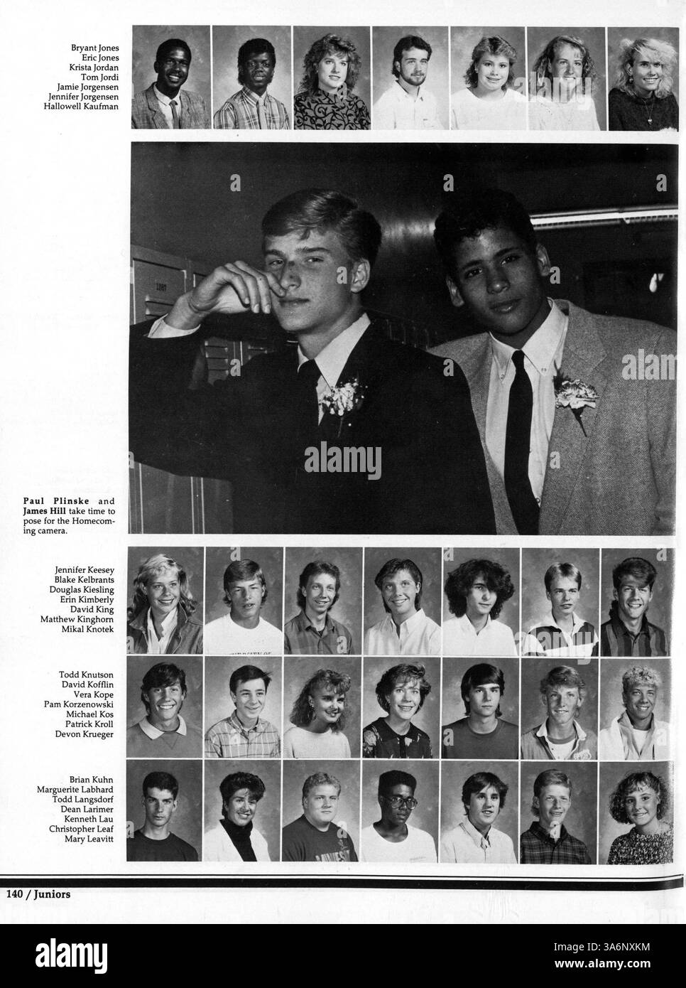 The 1987 Wahian yearbook from Washburn High School captures the essence ...