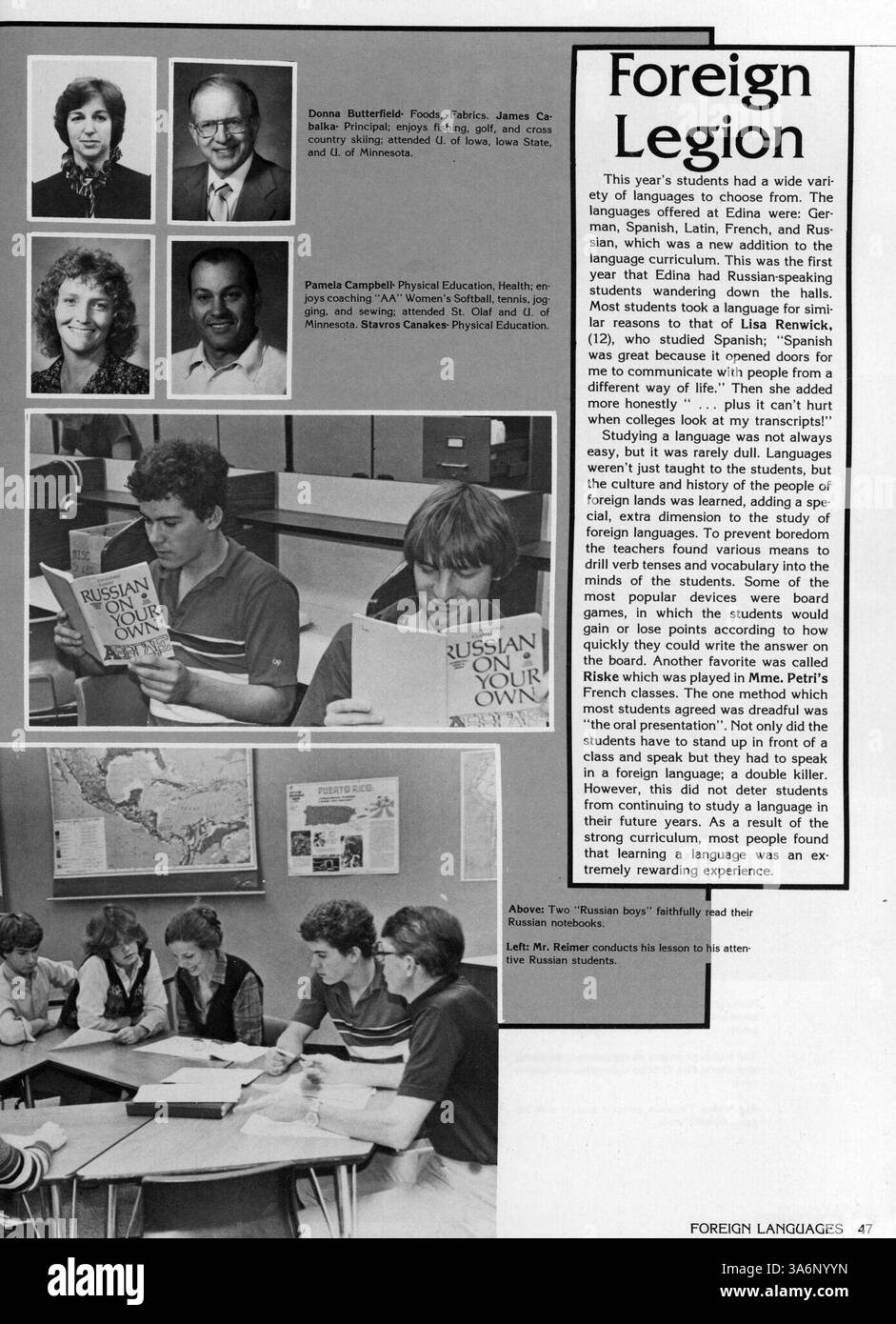 The 1983 Windigo Yearbook from Edina High School chronicles the key ...