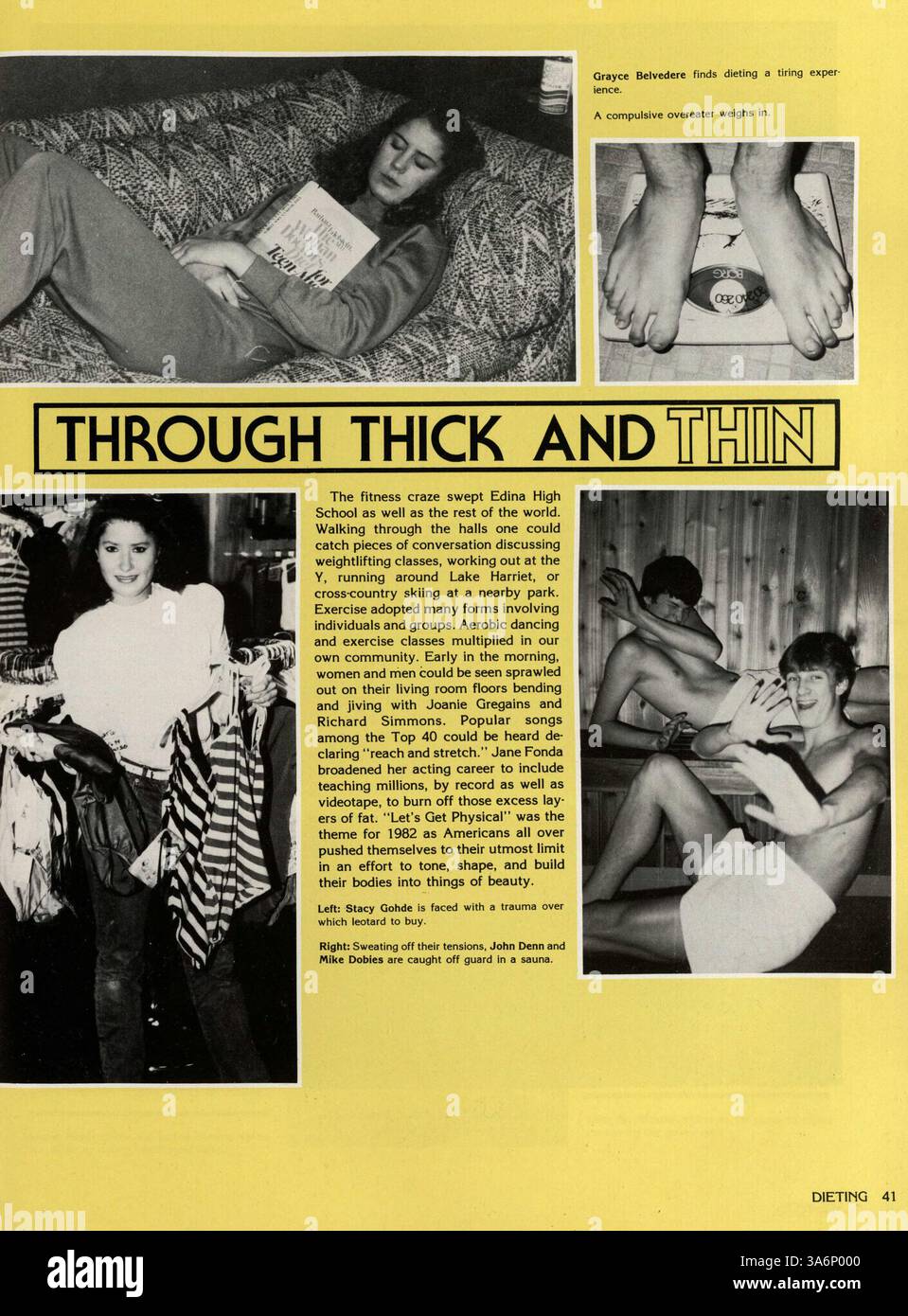 The 1983 edina high yearbook hi-res stock photography and images - Alamy