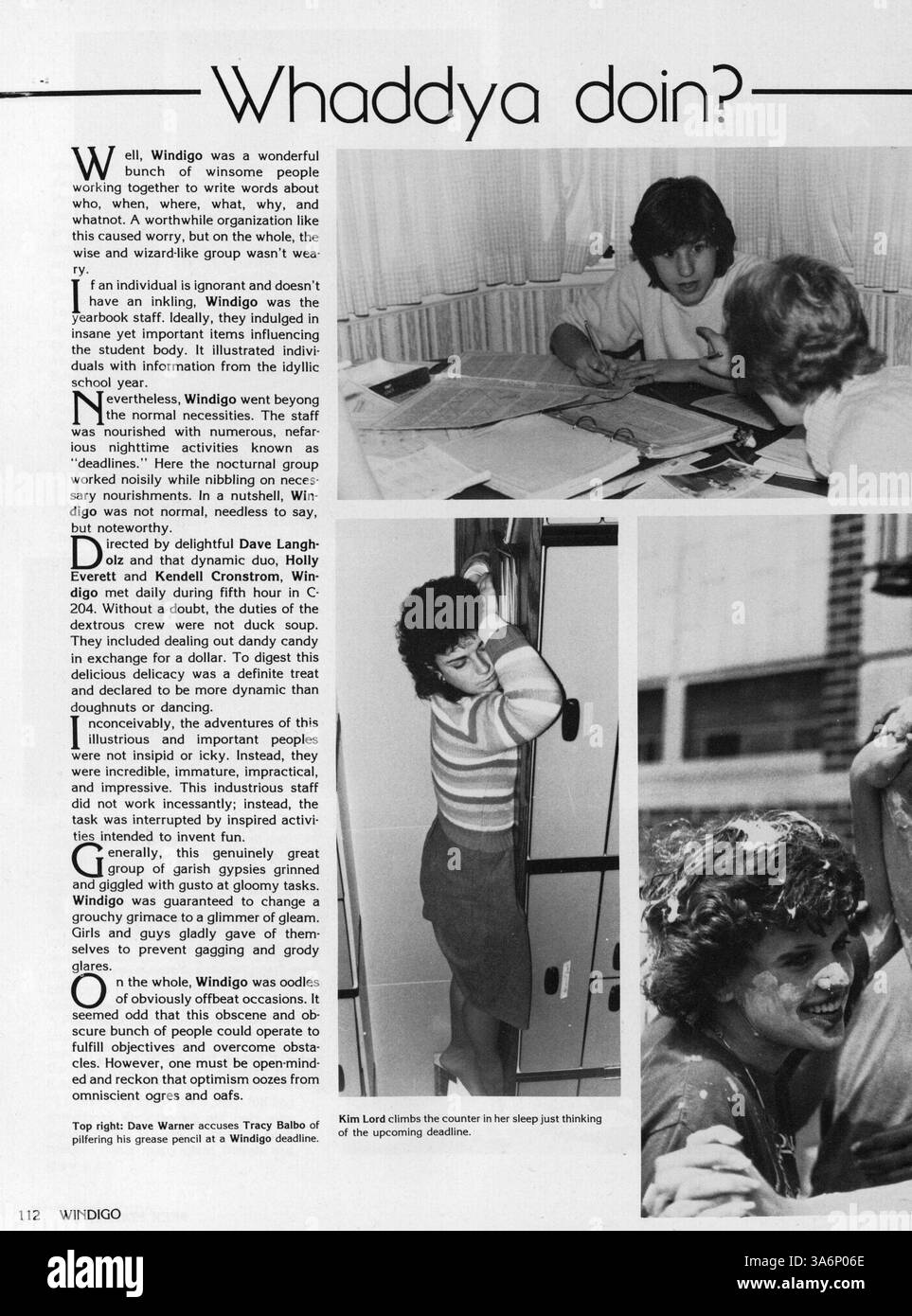 The Windigo 1983 yearbook showcases Edina High's key events of 1982 ...