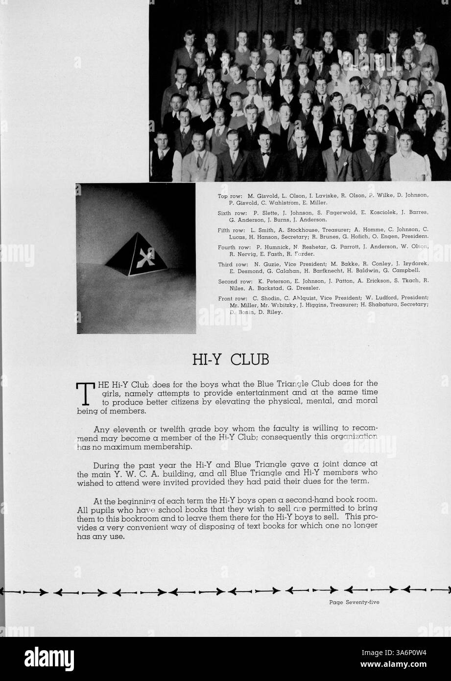 Yearbook captures the major events of the 1934 1935 school year hi-res ...