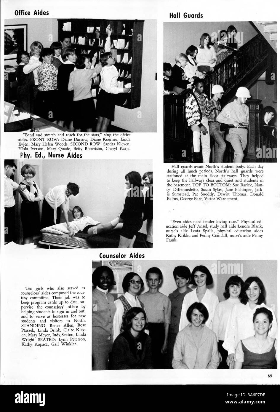 The 1966 'Polaris' Yearbook at North High documents the year's events ...