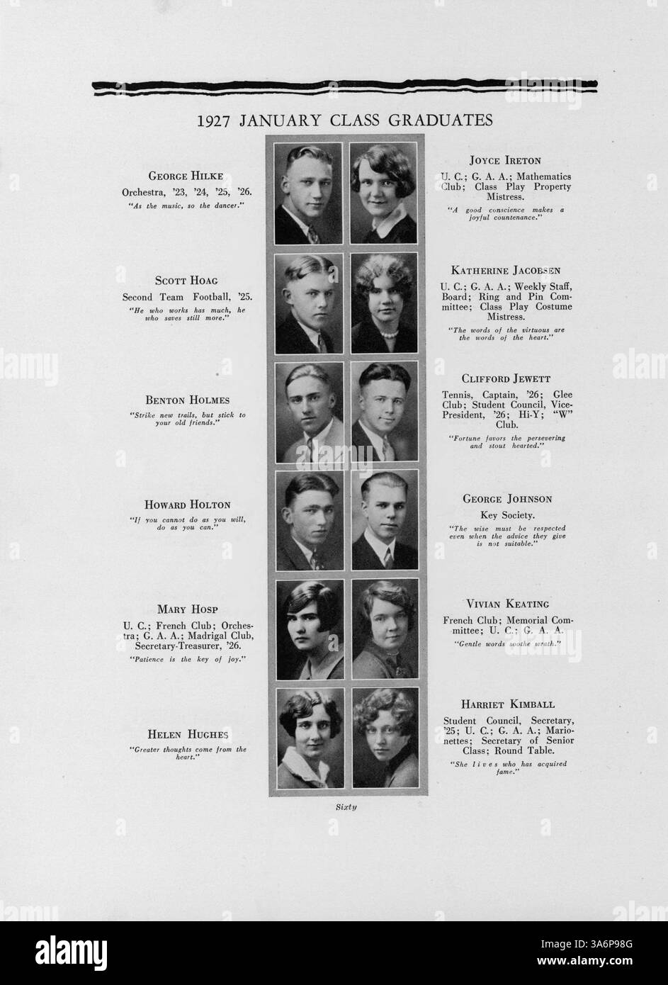 The 1927 Hesperian yearbook from West High School captures key moments