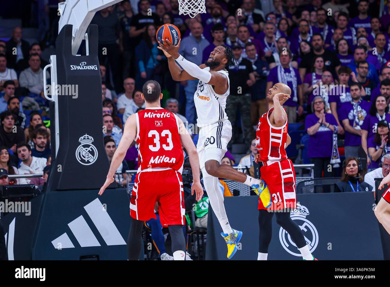 Madrid, Spain. 25th Mar, 2025. 25th March 2025; Movistar Arena; Madrid ...