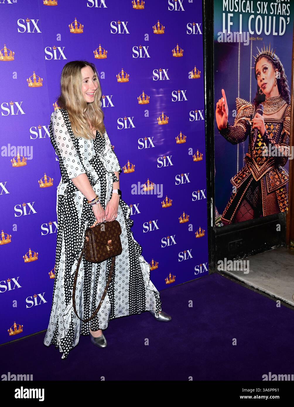 LONDON, UK. 25th Mar, 2025. The gala night for Six the Musical at the ...