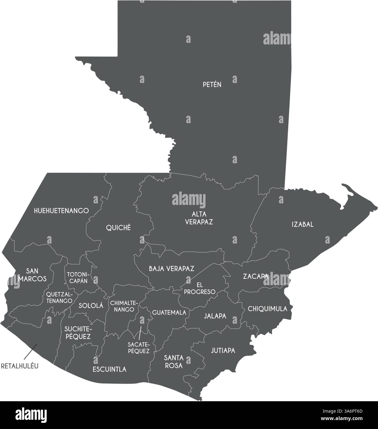 map-of-guatemala-cut-out-stock-images-pictures-alamy