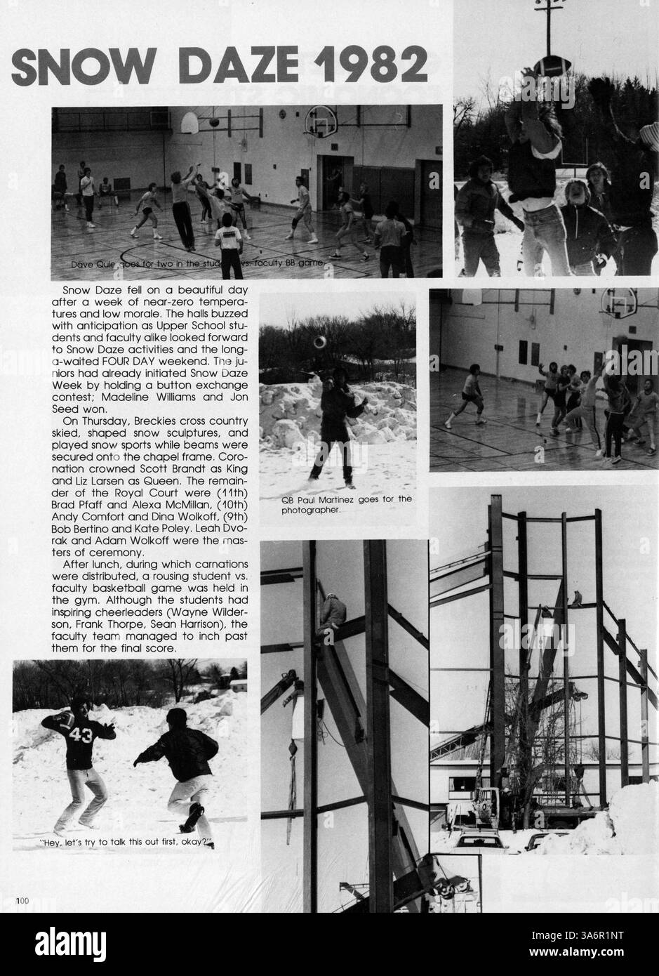 The 1982 Breck Mustang yearbook captures the events of the 1981-1982 ...