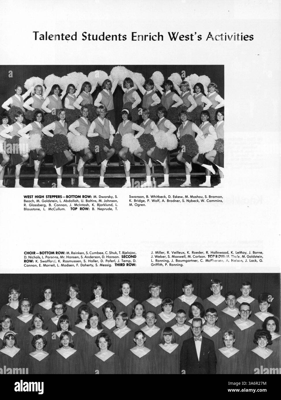 This edition of the 'Hesperian' yearbook from West High School