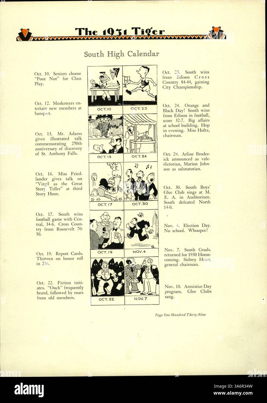 South highs 1931 yearbook hi-res stock photography and images - Alamy