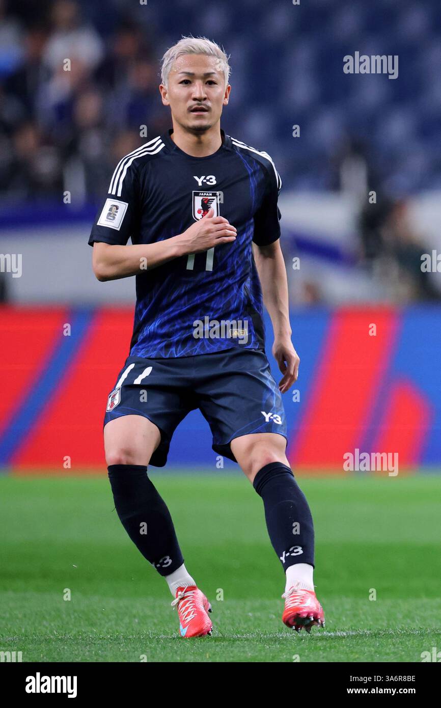 Daizen Maeda JPN MARCH 25 2025 Football Soccer FIFA World Cup 