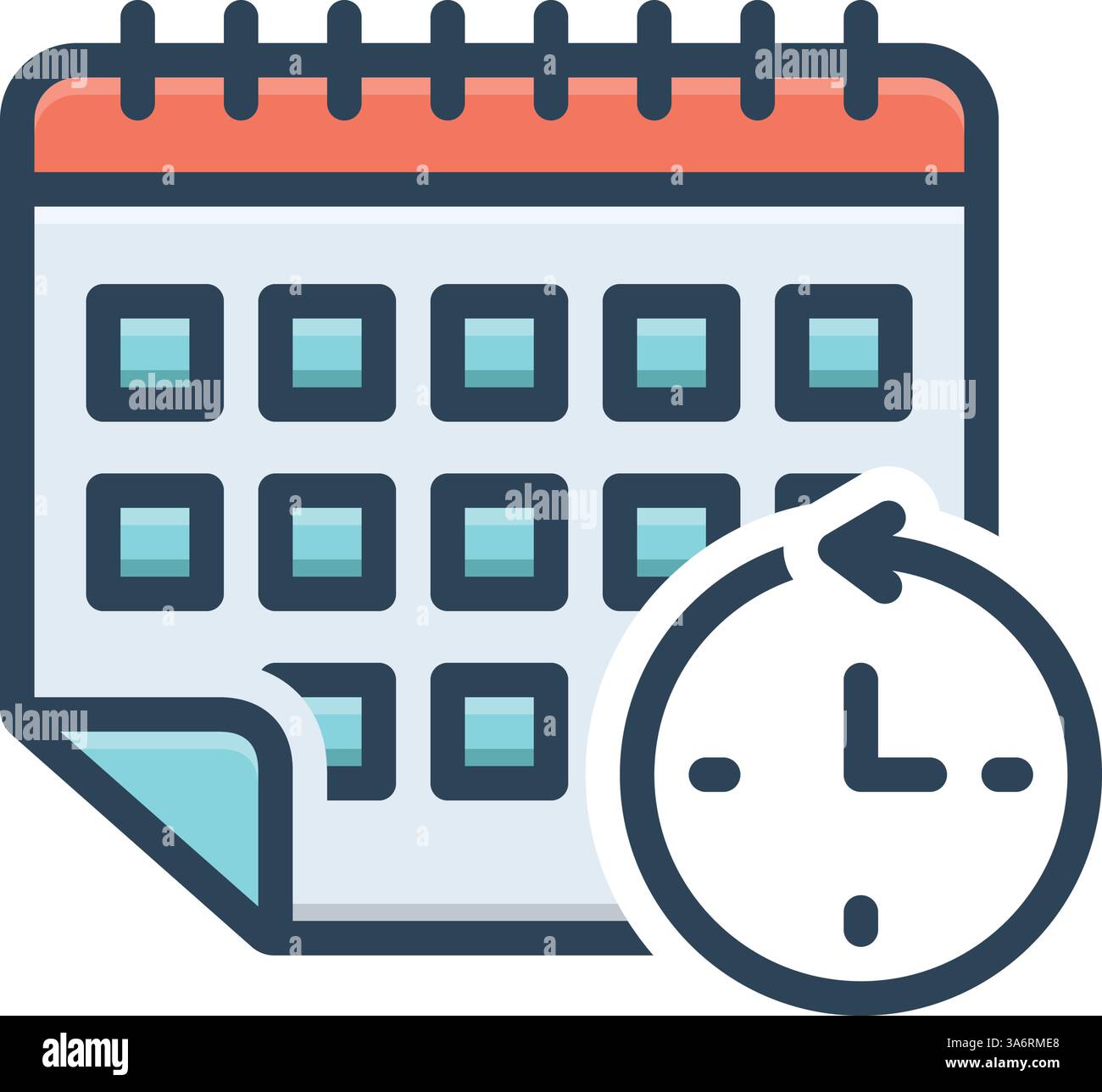 Reschedule vector vectors hi-res stock photography and images - Alamy
