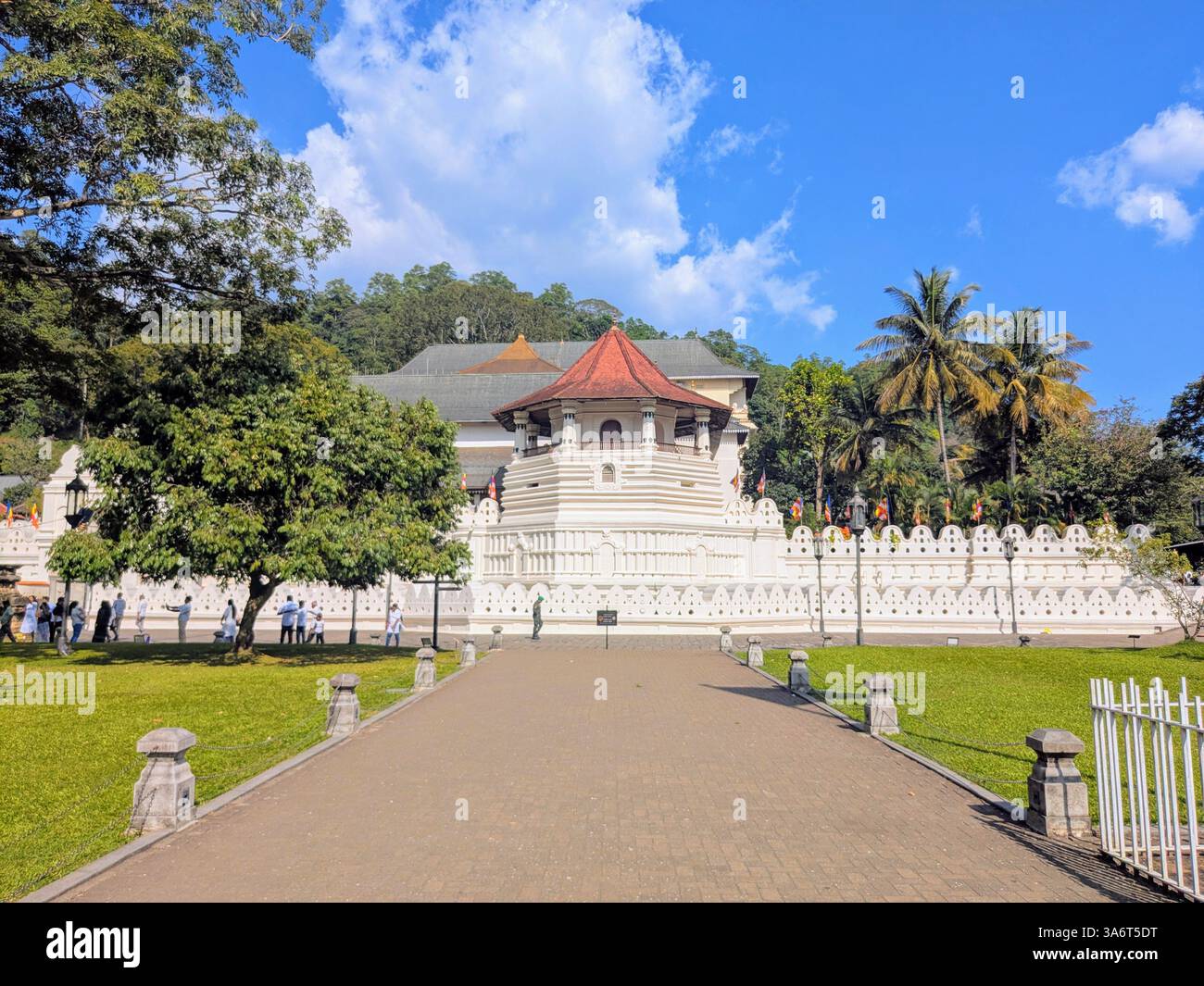 The Temple of the Sacred Tooth Relic - Smartphone Captured Stock Image