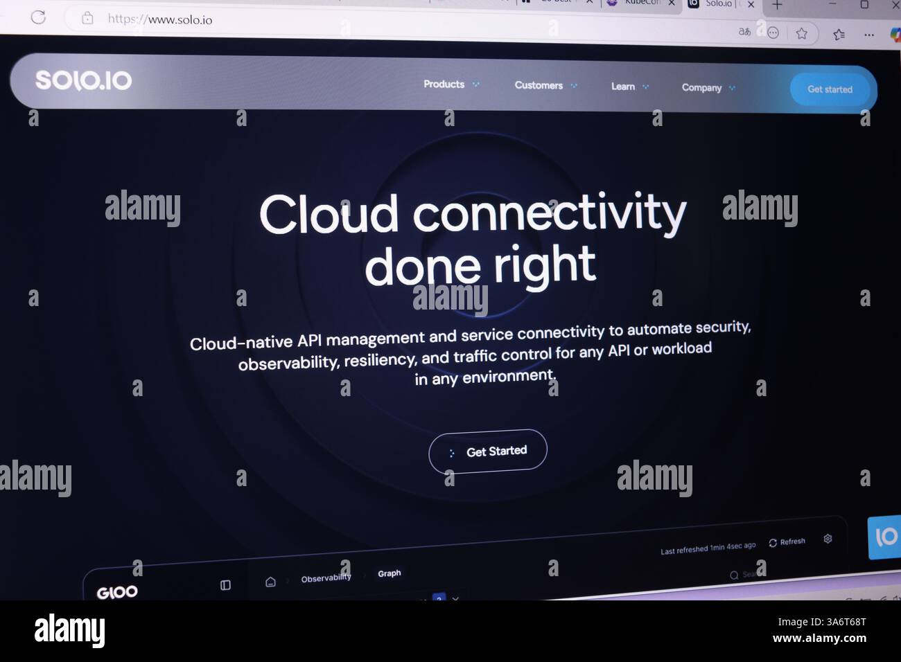 Cloud connectivity done right: seamless api management and security automation. Stock Photo