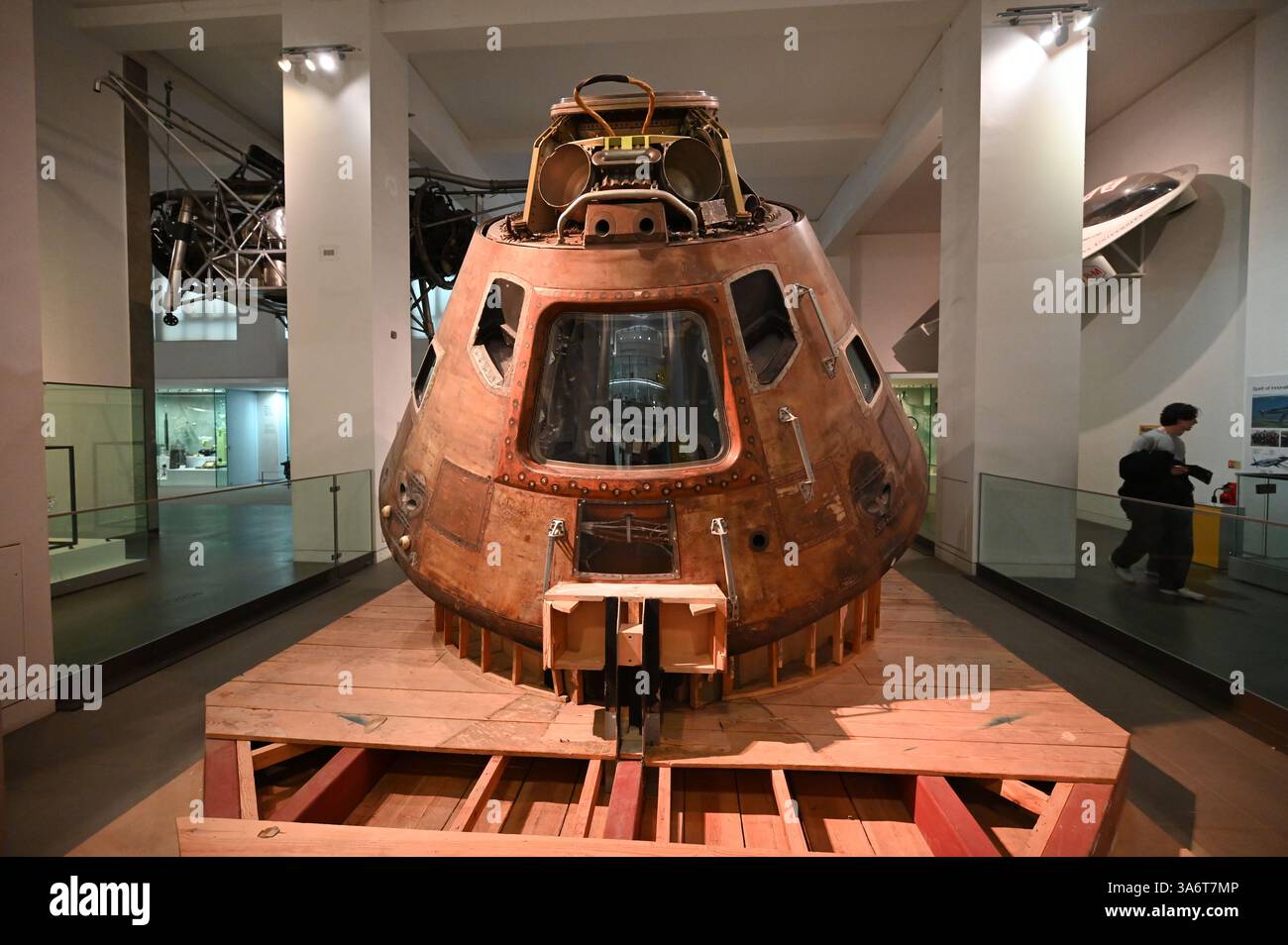 Apollo 10 Space capsule at the science museum in London Stock Photo - Alamy