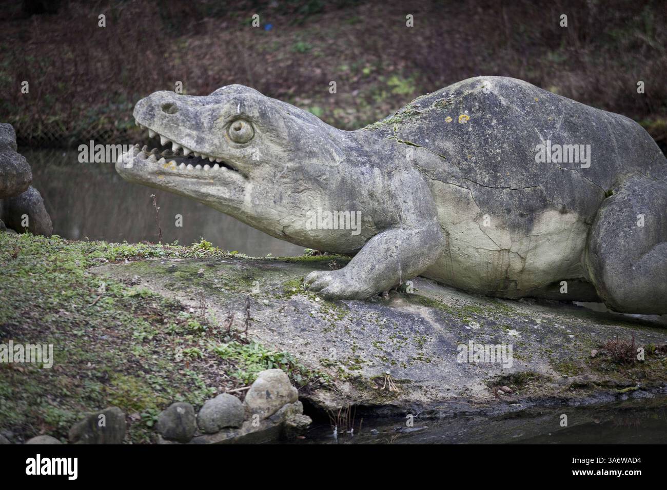 Labyrinthodon Outdated Jan. 25, 2015 - London, UK - Victorian dinosaurs - Labyrinthodon ...