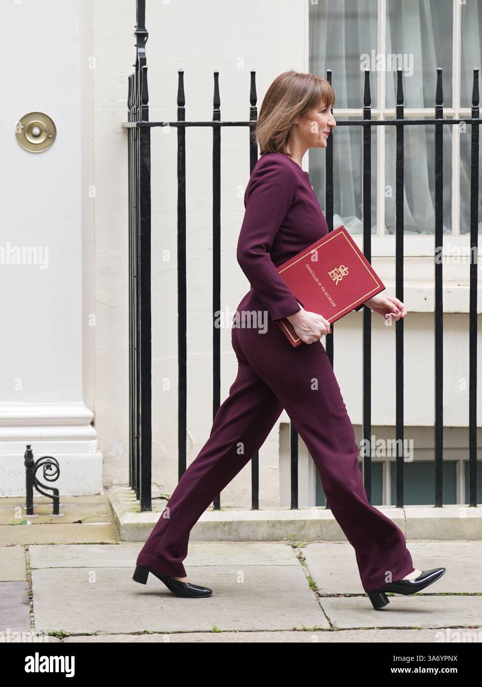 Chancellor of the Exchequer Rachel Reeves leaving 11 Downing Street ...