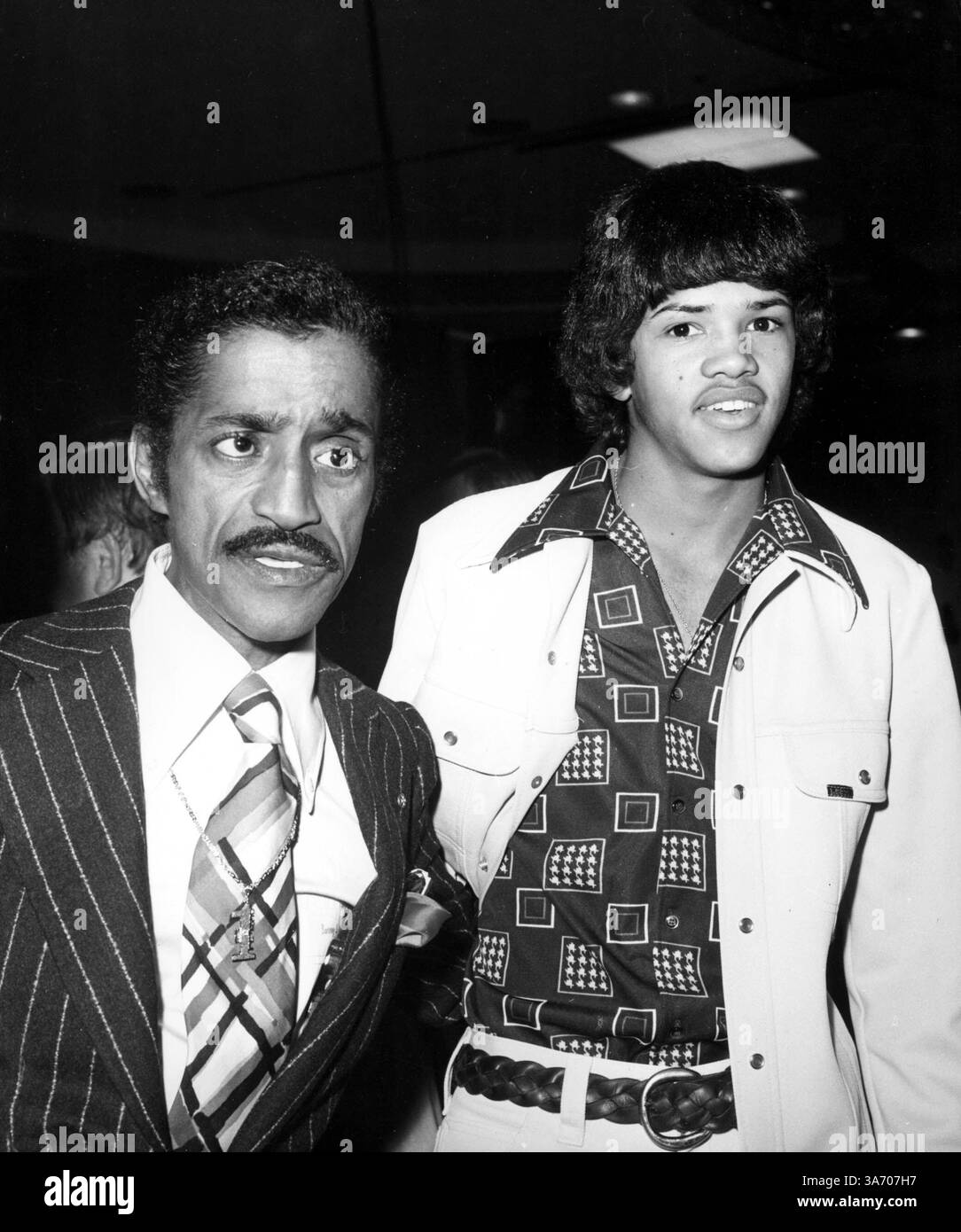 mark-davis-son-of-sammy-davis-jr-black-and-white-stock-photos-images