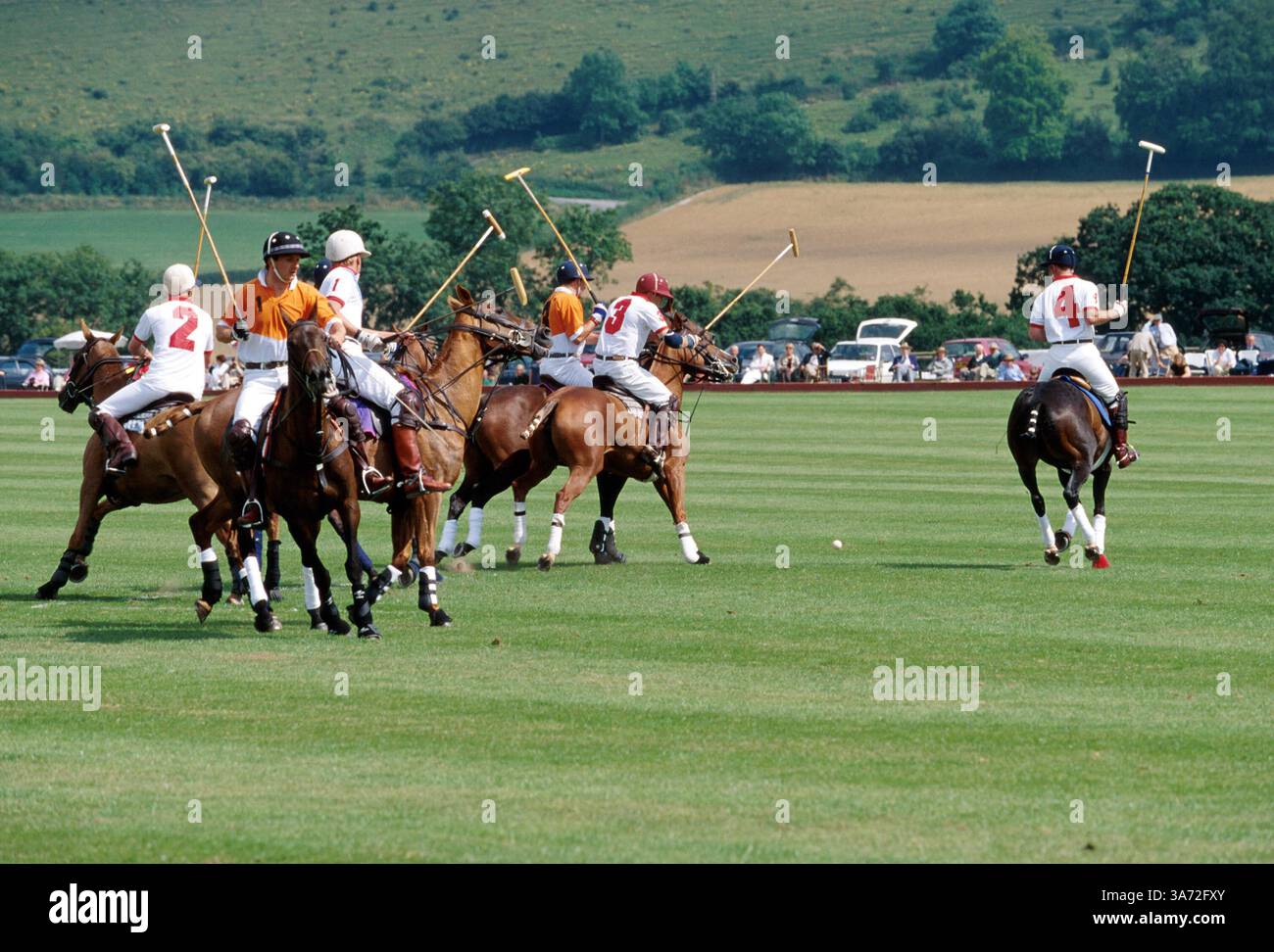 Jan. 1, 2011 - K36525PQ.PRINCE  CHARLES AT POLO MATCH.AT ANTSY POLO GROUND, WESTERN WILTSHIRE ENGLAND 08/00/98. PAUL QUAYLE/   1998(Credit Image: © Globe Photos/ZUMAPRESS.com) Stock Photo