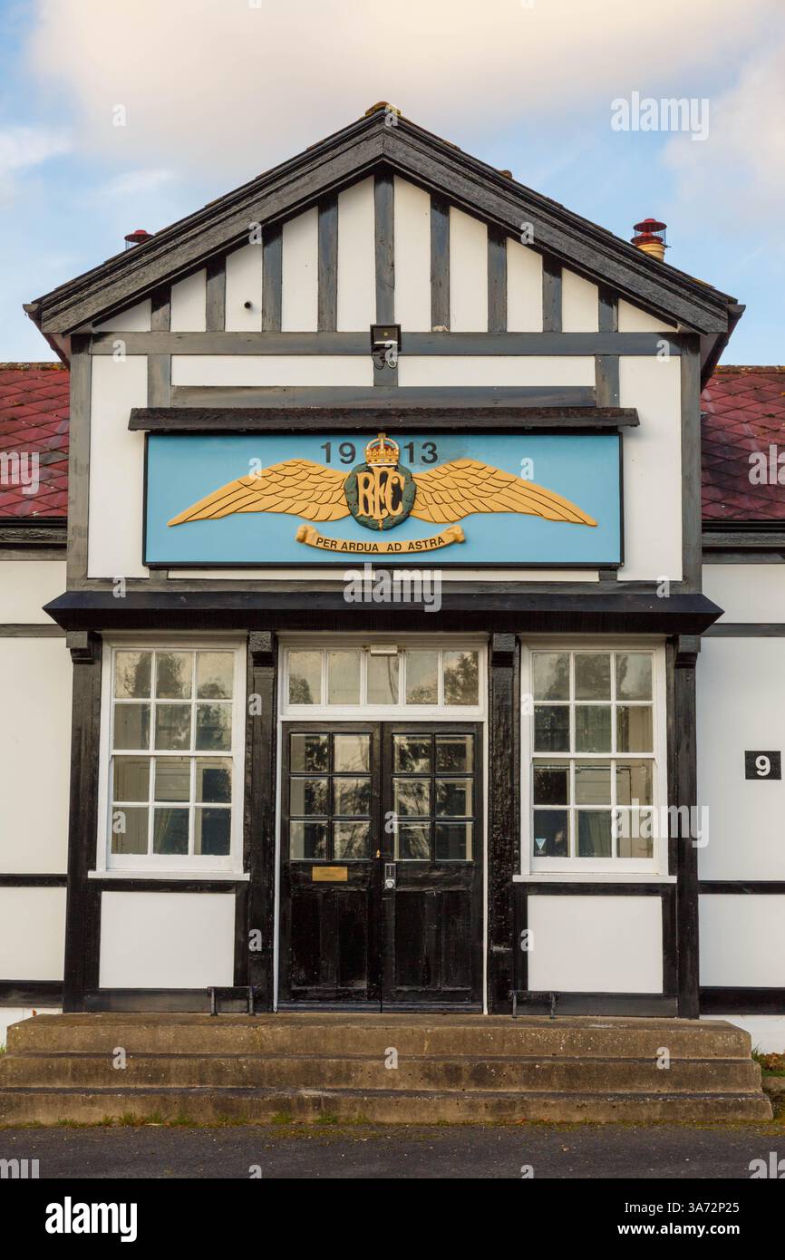 RFC Royal Flying Corps RAF Netheravon Military Officers Mess Stock Photo