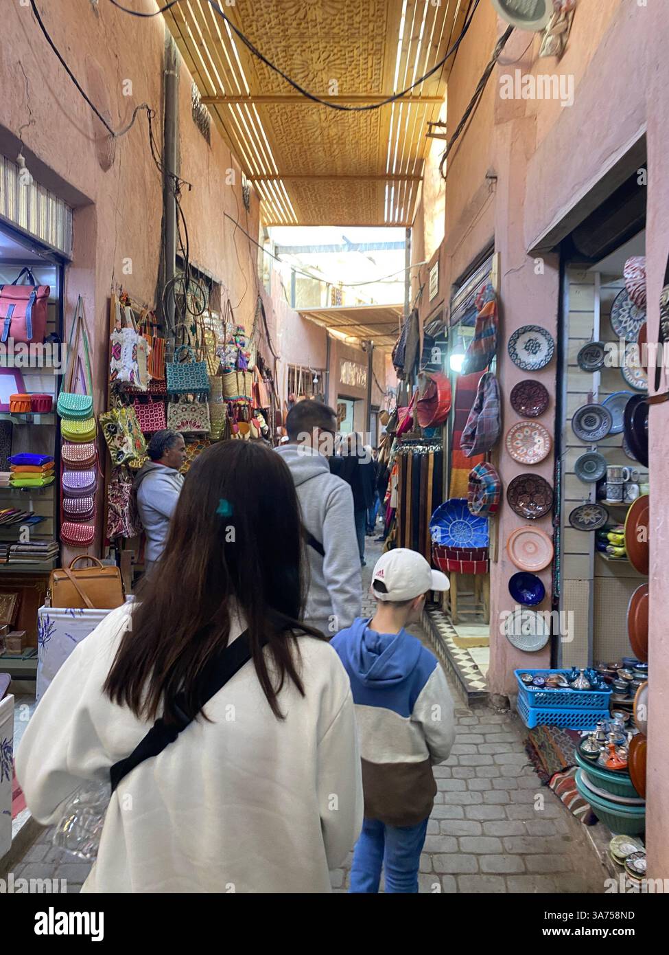 Photo Souk Exploring the Heart of Marrakech – Streets, Souks, Culture Stock Photo ...