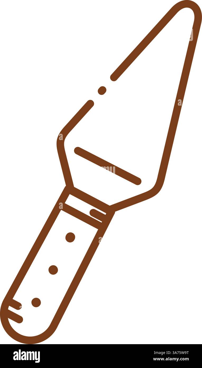 Cake server icon. Vector Stock Vector
