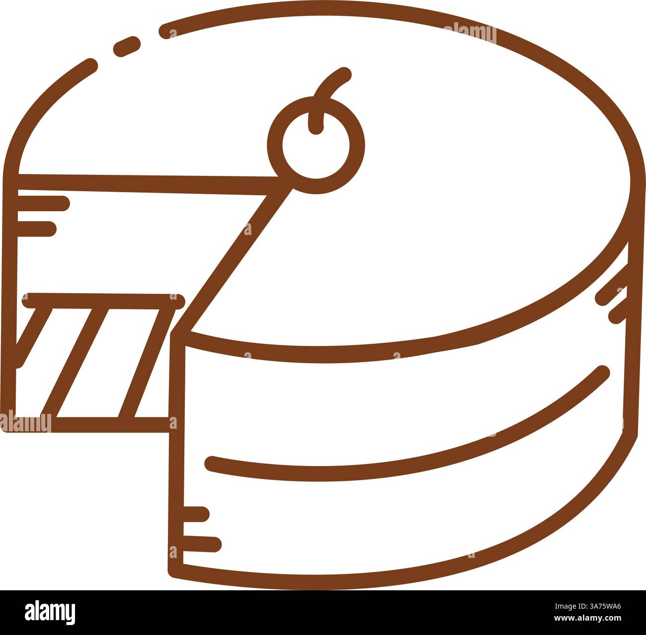 Layer cake icon. Vector Stock Vector
