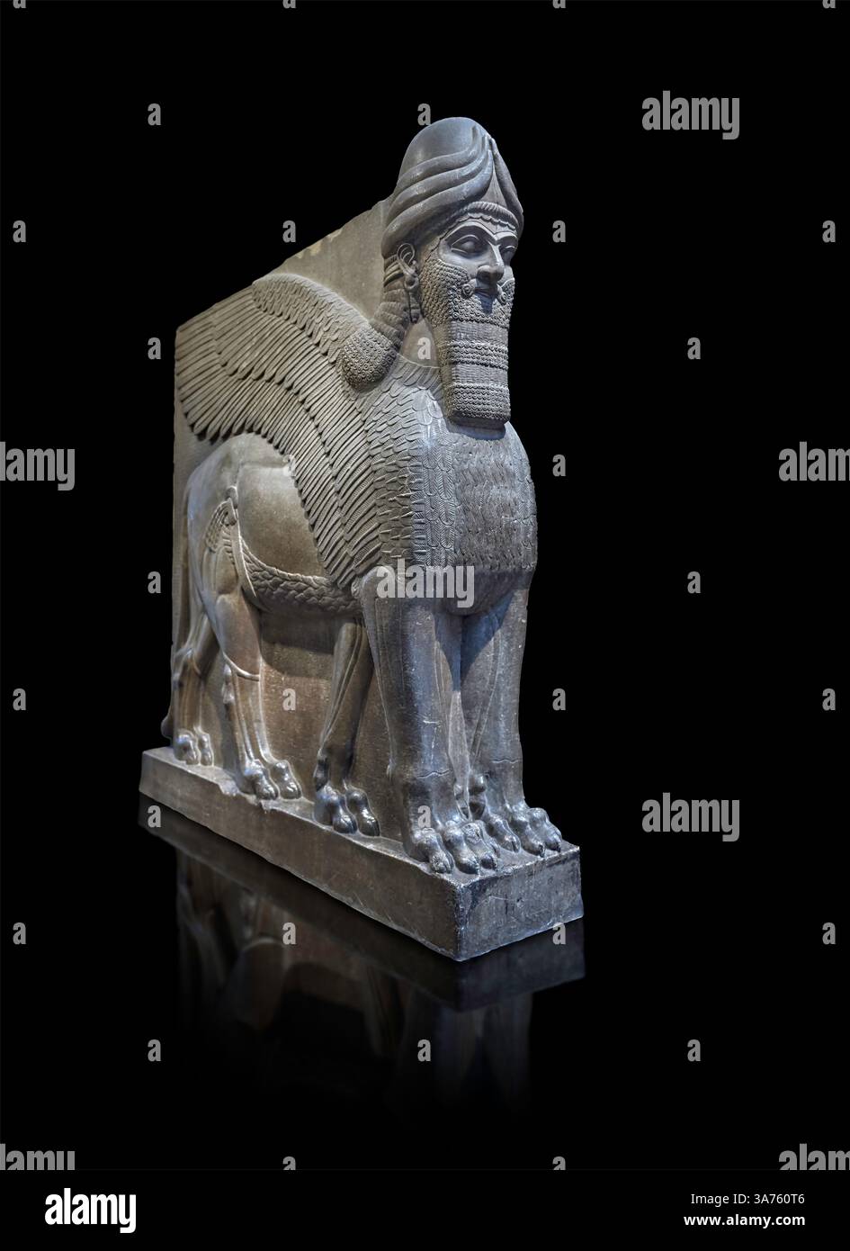 Winged lion british museum hi-res stock photography and