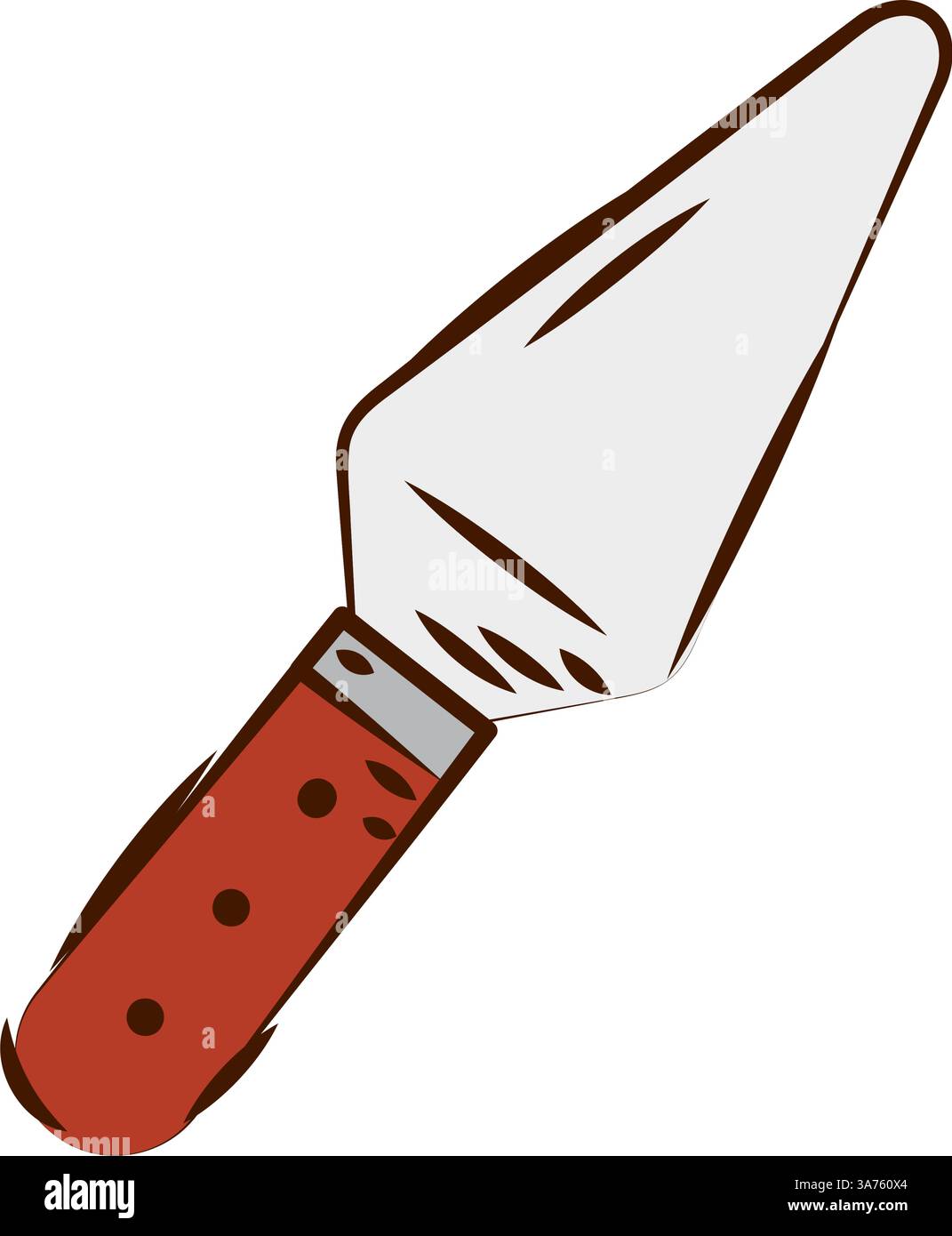 Cake server utensil icon. Vector Stock Vector