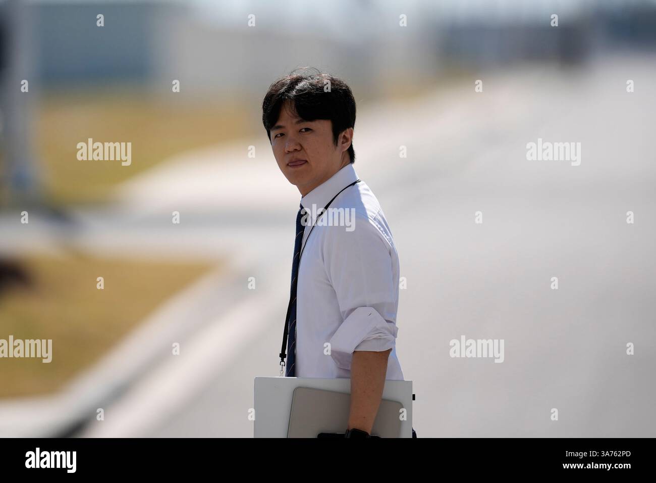 An employee walks at the Hyundai Motor Group Metaplant America ...