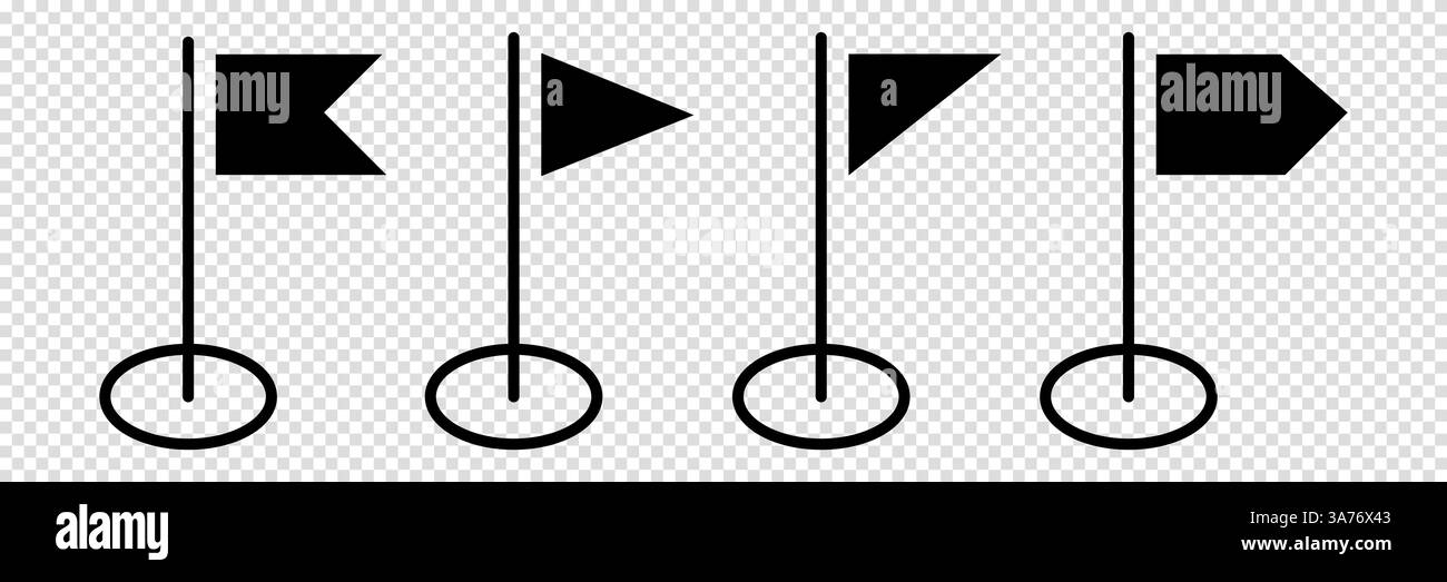 Set of Location pin icons. GPS marker. Vector illustration Stock Vector ...
