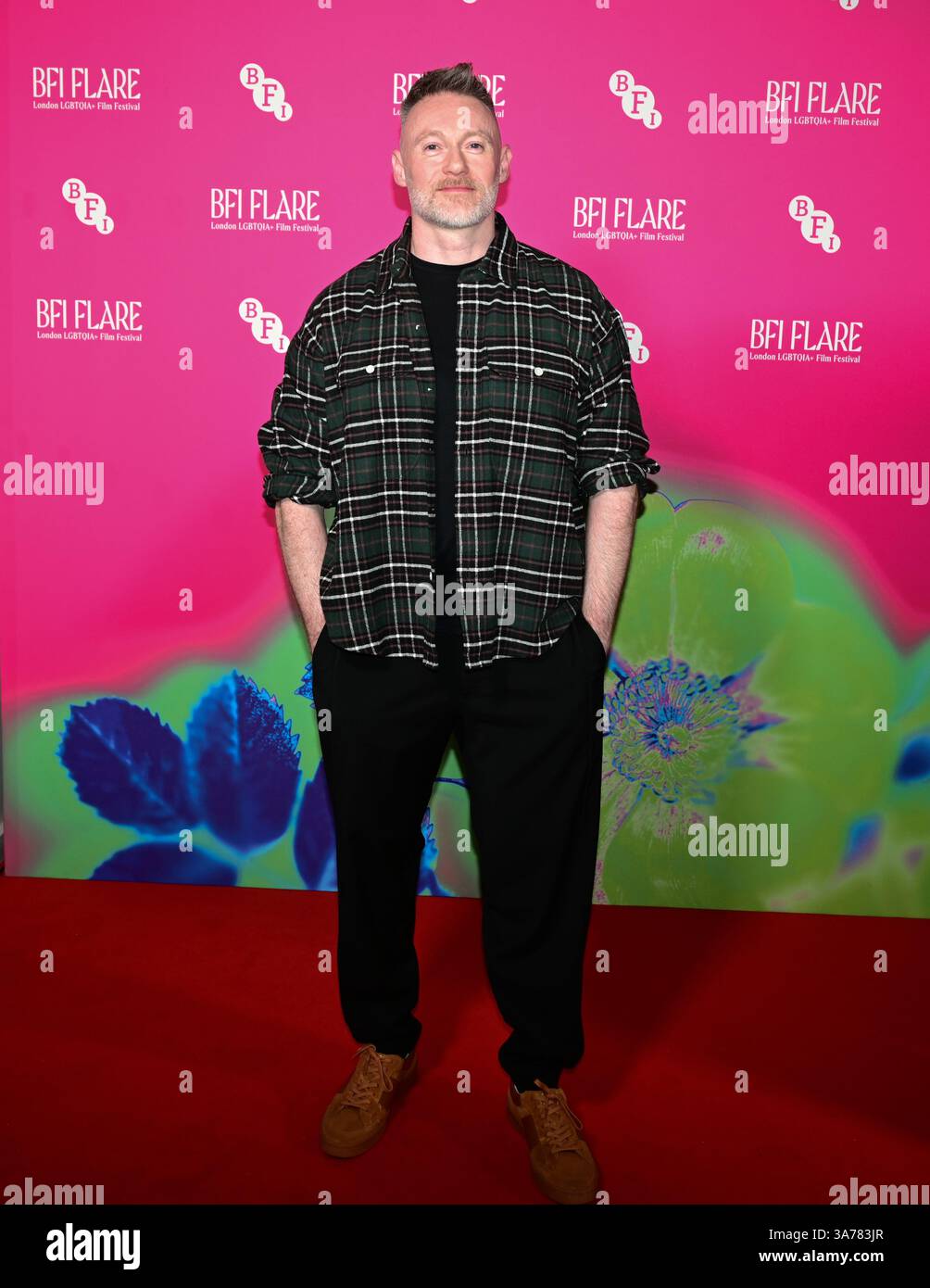 LONDON, UK. 26th Mar, 2025. Colin Thornton attended the Four Mothers | 39th BFI Flare: London LGBTQIA  Film Festival 2025 at BFI Southbank, London, England. (Photo by 李世惠/See Li/Picture Capital) Credit: See Li/Picture Capital/Alamy Live News Stock Photo