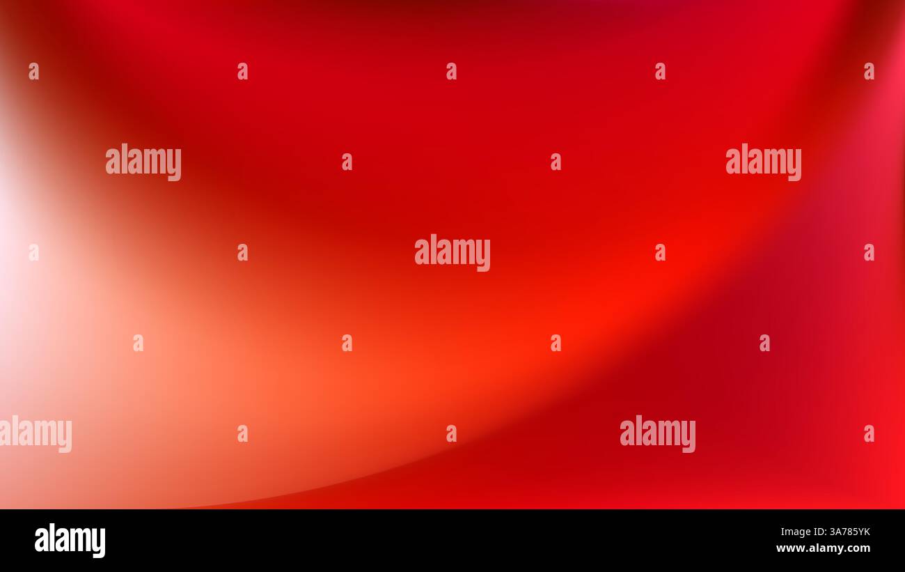 Elegant red gradient. Light and shadow blurred, flowing effect. Stock Vector