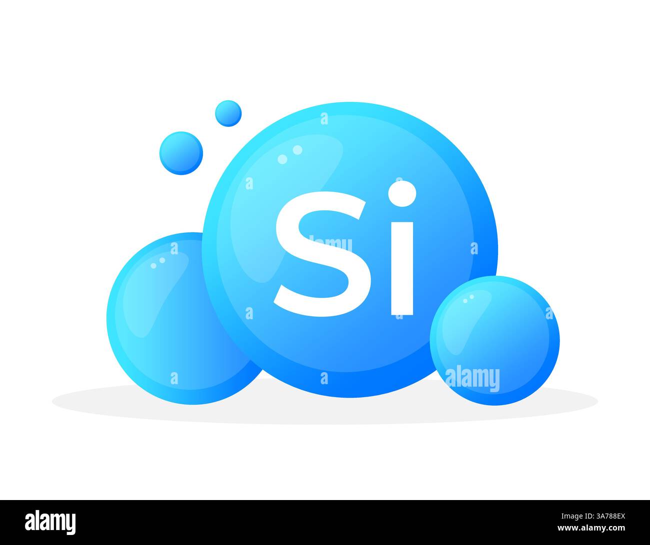 Elemental silicon Stock Vector Images - Alamy