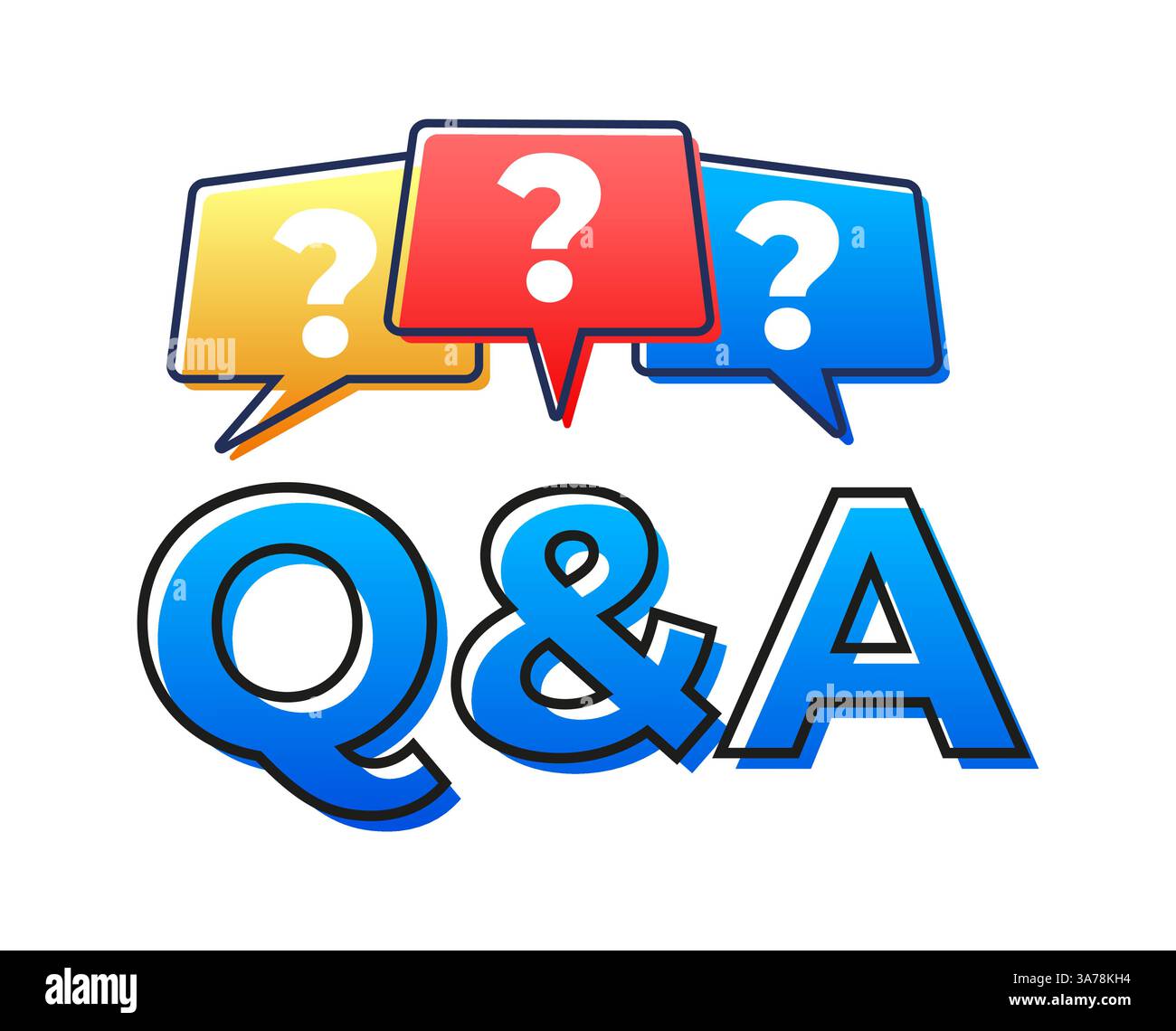 Ask Questions And Answers Stock Vector Images Alamy