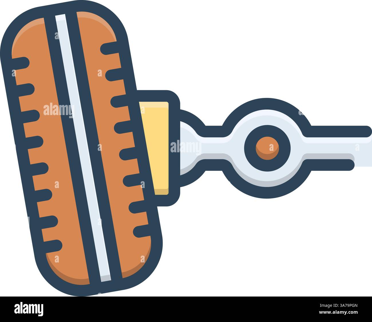 Icon for aliment wheel, aliment Stock Vector