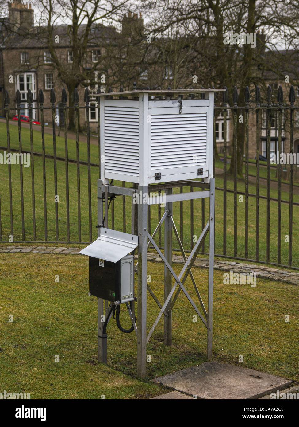 Buxton Met Office Weather Station Stock Photo