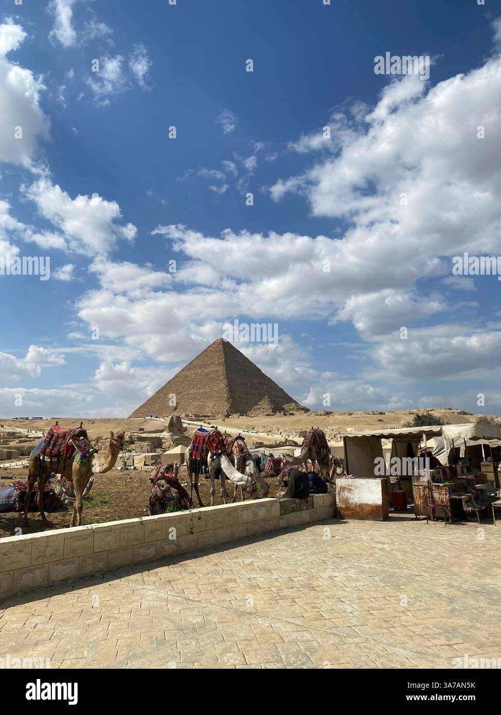 Exploring the Pyramids of Egypt – Ancient Wonders of the World Stock ...