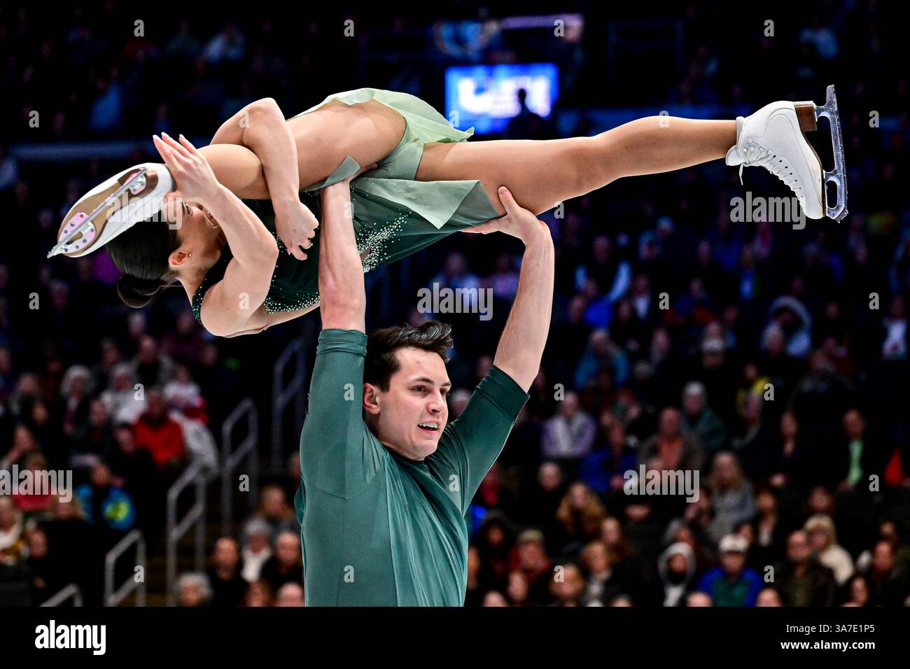 Luke Digby Anastasia VAIPAN-LAW & Luke DIGBY (GBR), during Pairs Short Program, at ...
