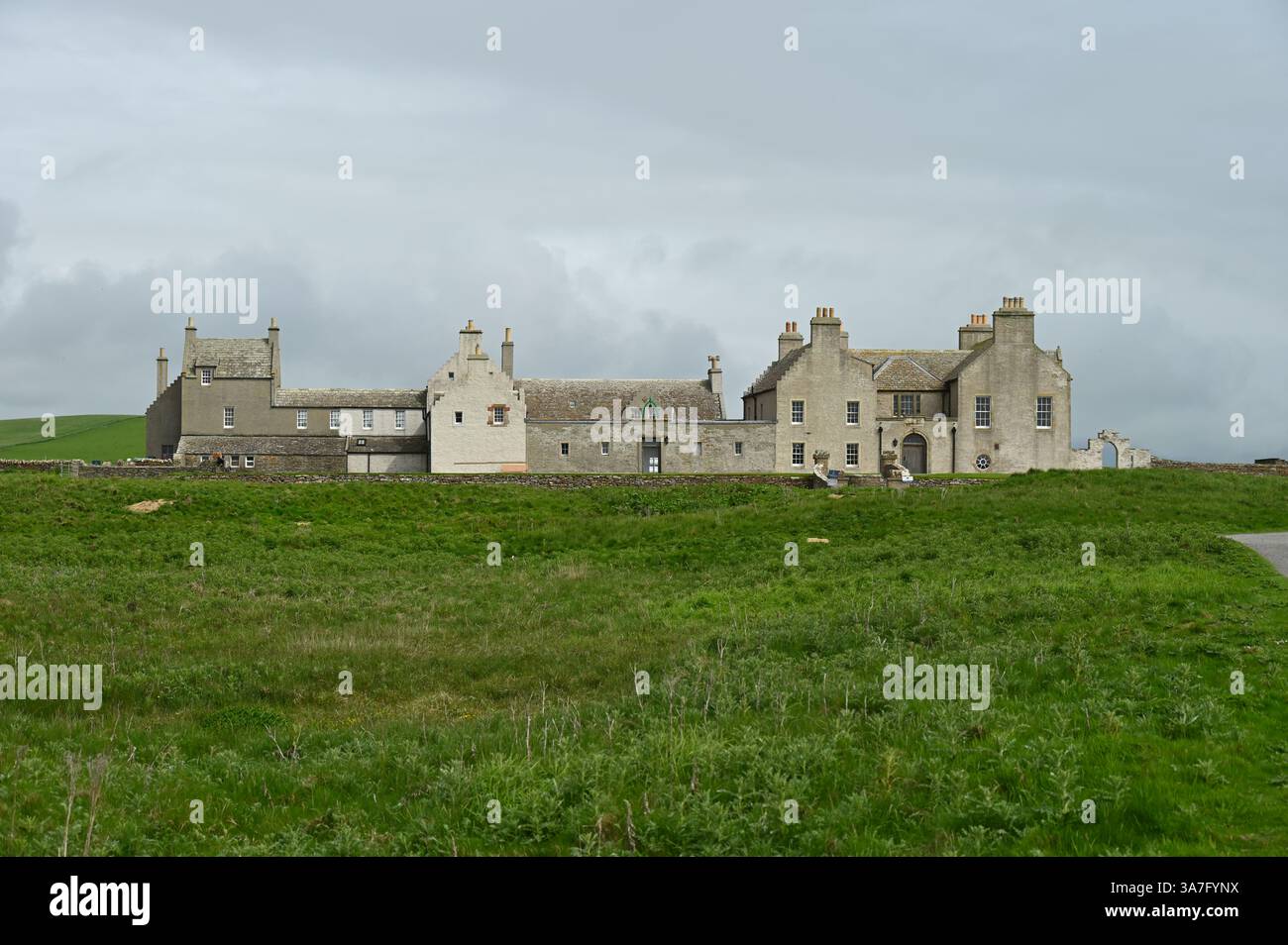 Skaill House, 17th Century mansion built by  Bishop George Graham 1620 Orkney May Stock Photo