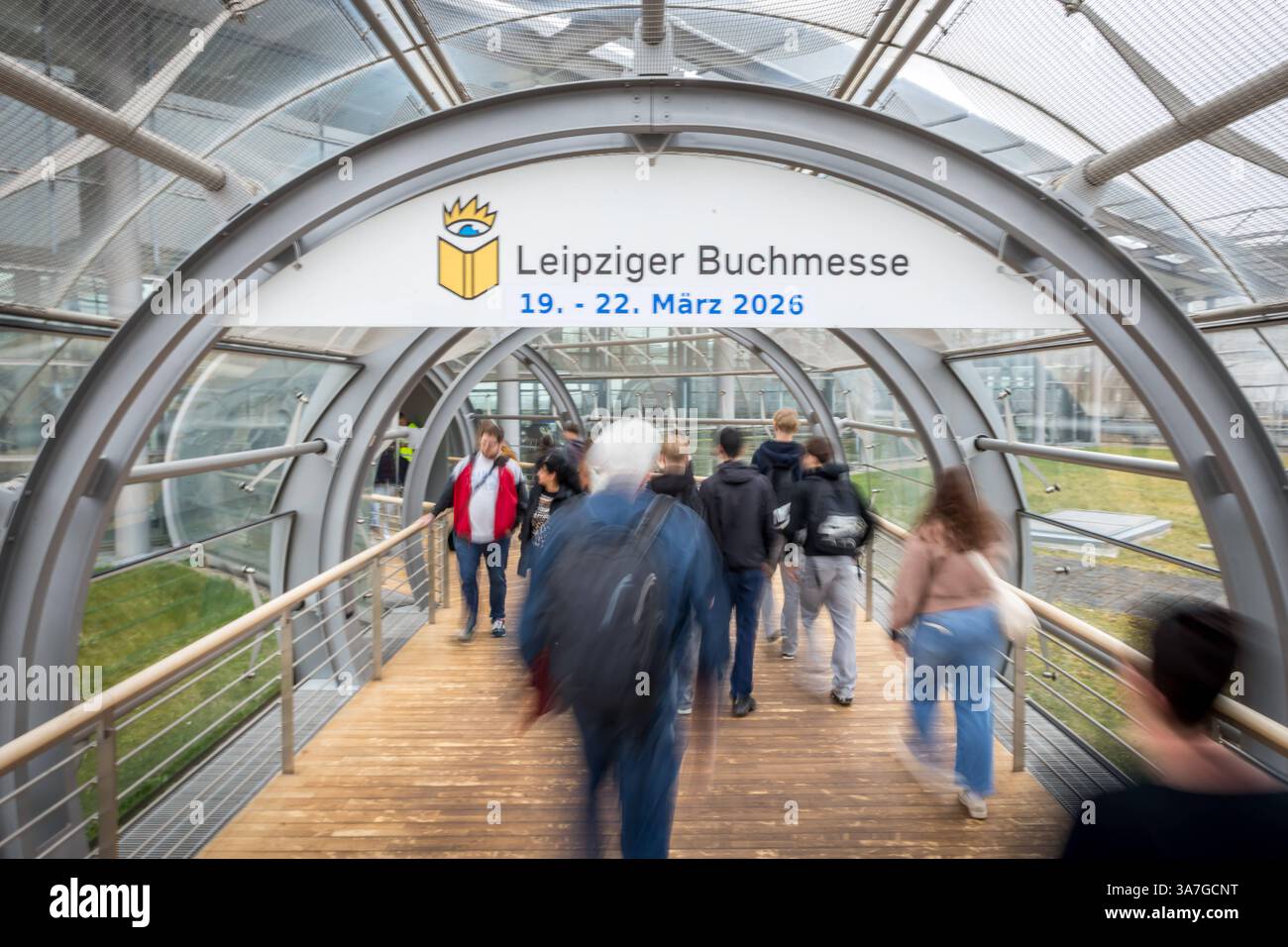  Tag 1 der Leipziger Buchmesse 2025 auf dem Neuen Messegelände. Termin Bildidee 