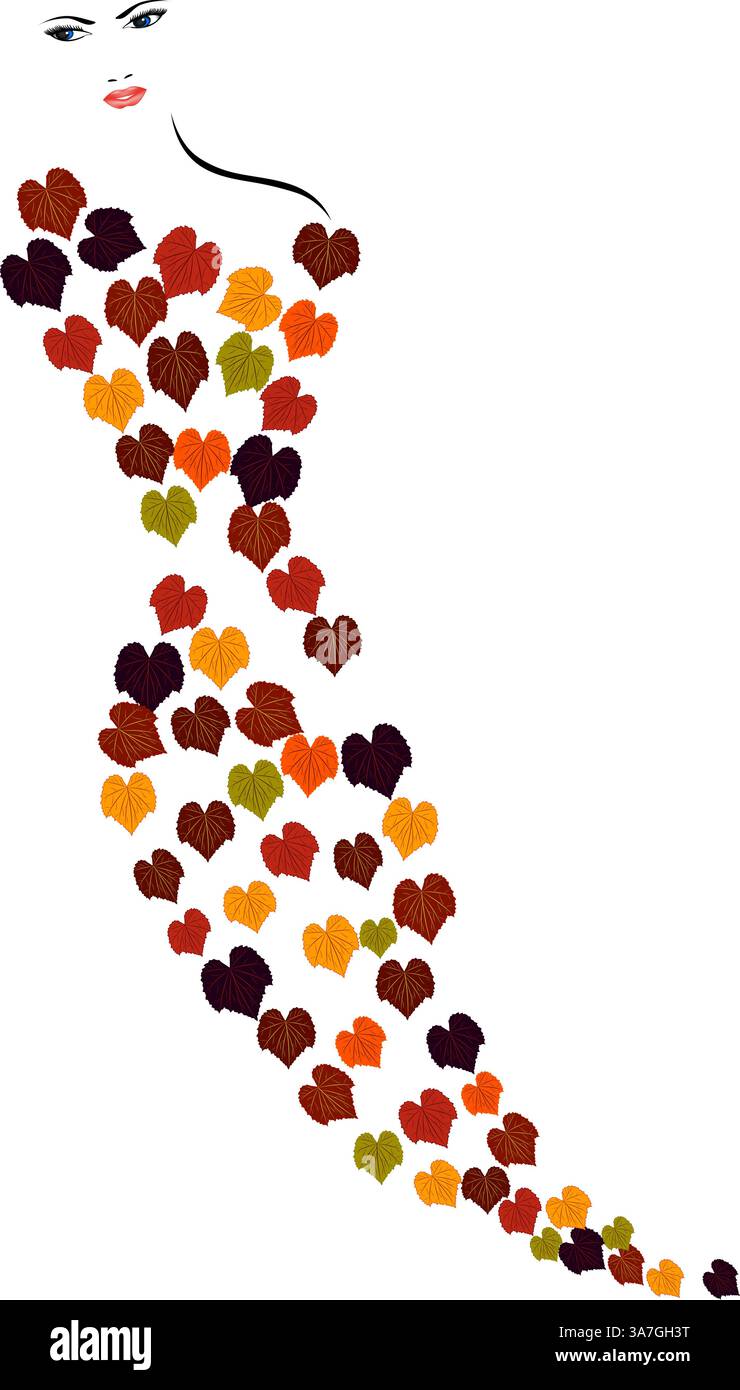 SommiBBDiega dress - Leaves Artwork