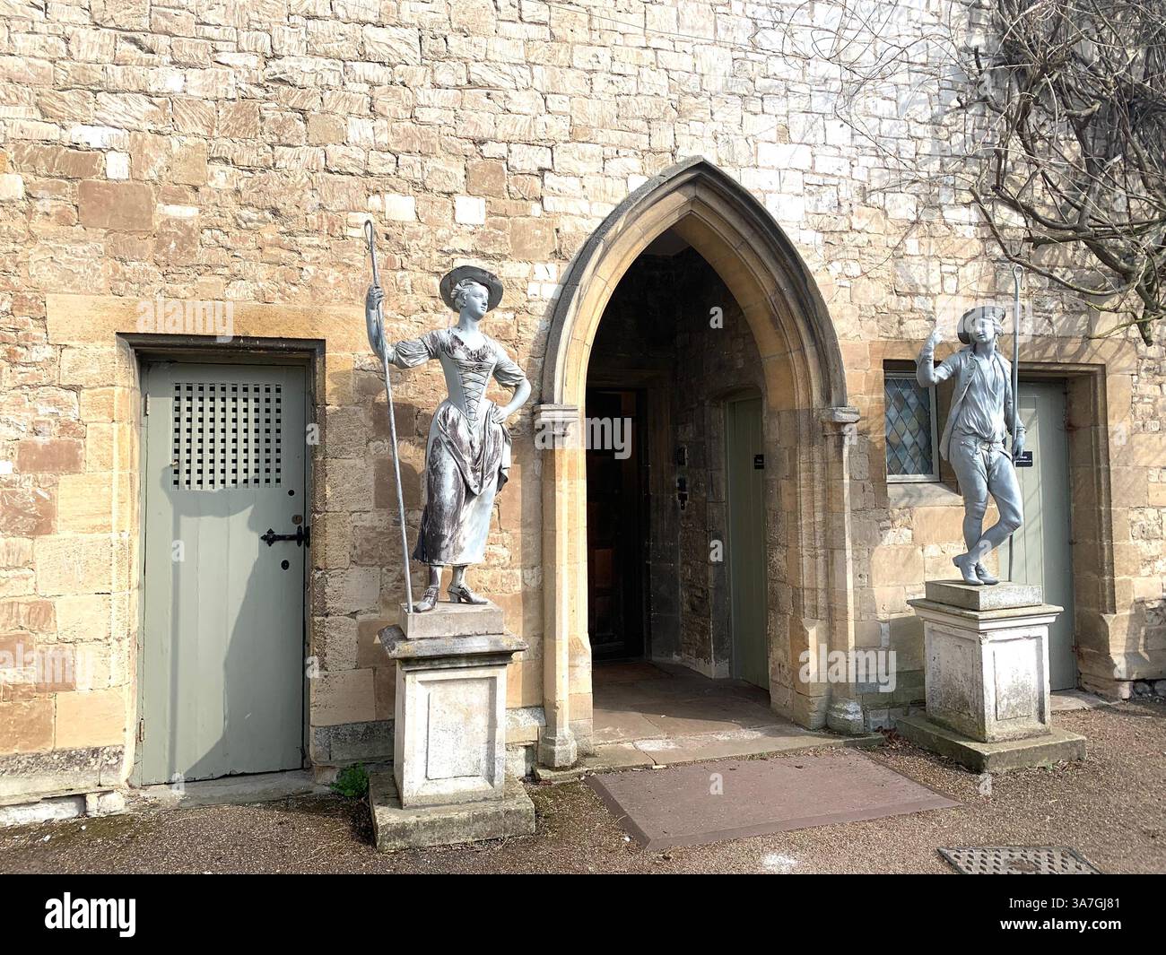 Anglesey Abbey gardens garden Cambridgeshire life weather National Trust family day out English Countryside weather nice place walks walking outside - Smartphone Captured Stock Image